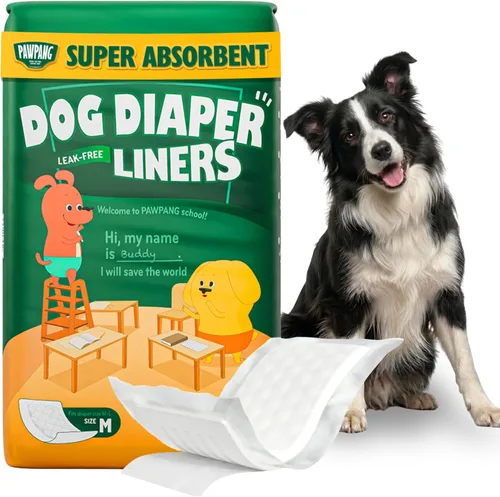 Vista 13 de PAWPANG Forros de pañales para perros, almohadillas elevadoras para perros