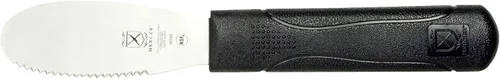 Vista 25 de Mercer Culinary Millennia Esparcidor de borde liso, hoja de 3.5 pulgadas, mango negro
