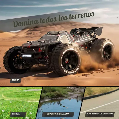 Vista 6 de JETWOOD Coche RC eléctrico sin escobillas de 1/14 50 mph para adultos, JC14EP V3, auto de control remoto súper rápido todo terreno, camiones RC