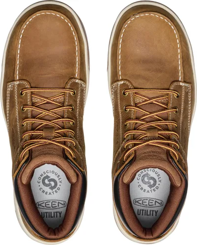Vista 3 de KEEN Utility Botas de trabajo Gibson de media altura con punta compuesta para hombre