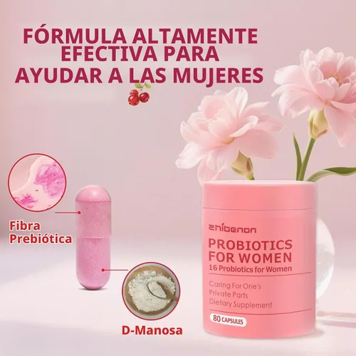 Vista 3 de Probióticos vaginales de primera calidad – Balance de pH con prebióticos y mezcla de probióticos Lactobacillus – Suplemento de salud vaginal