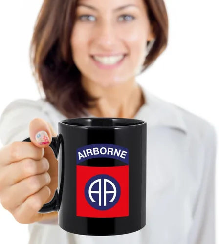 Vista 5 de 82nd Airborne - Taza de café del ejército, ambos lados
