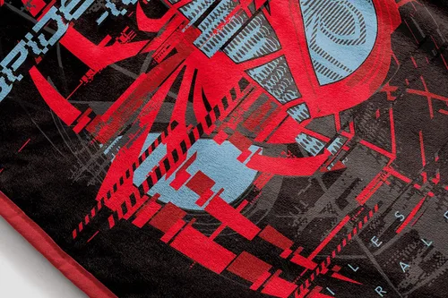Vista 6 de Jay Franco Marvel Miles Morales Gamerverse Be Greater - Manta para niños, mide 46 x 60 pulgadas, ropa de cama para niños, forro polar súper suave