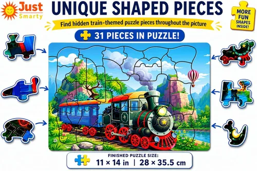 Vista 6 de Just Smarty Rompecabezas de Pascua para niños y niñas, 26 piezas