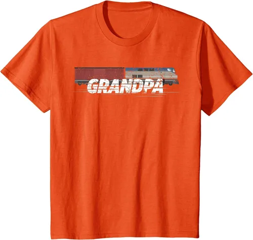 Vista 45 de RC Model Train Shirt Grandpa Train Boxcar HO Scale T-Shirt Negro