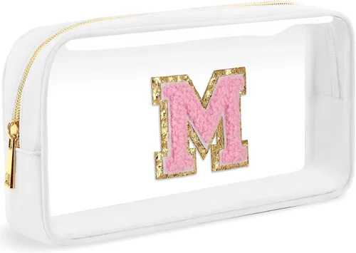 Vista 32 de Bolsa de Maquillaje Transparente Pequeña Bolsa de Cosméticos Bolsa de Viaje de Artículos de Aseo Bolsa Transparente con Cremallera Bolso Organizador