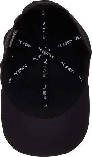 Vista 3 de Puma - Gorra elástica para hombre, Gorra ajustable, L-x-L, NegroPlateado