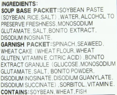 Vista 3 de Miko Brand Sopa instantánea de espinacas y miso, 5.76 onzas