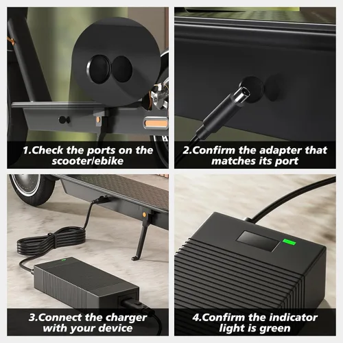 Vista 7 de Adaptador de corriente de 42V 2A Bird&Lime, compatible con Lime-S, Skip, Spin, M365, Bird Charger, Lime Charger, Ninebot