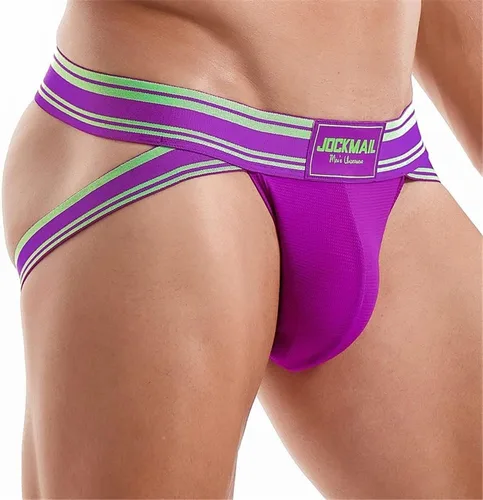 Vista 3 de JOCKMAIL Hombres Jockstrap Ropa interior Atlético Soportador Suspensorio Bajo Rise Hombres Calzoncillos Jockstrap Ropa interior deportiva