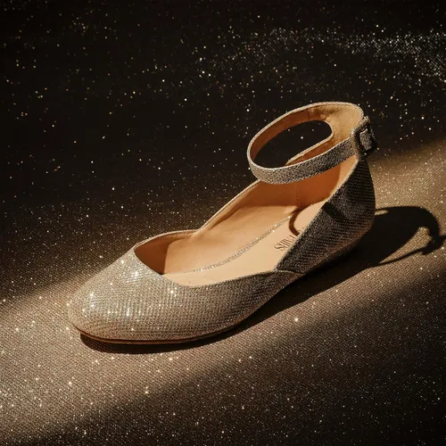 Vista 7 de DREAM PAIRS Revona - Zapatos planos para mujer, con correa para tobillo y plataforma baja