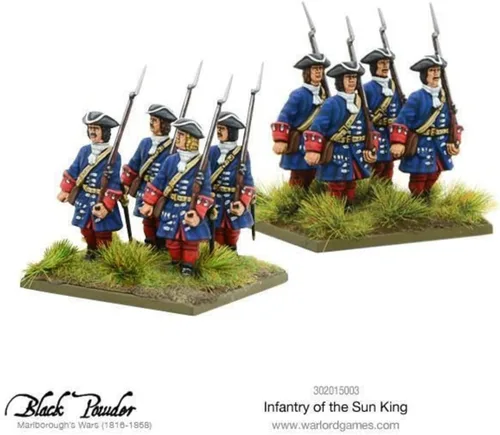 Vista 3 de Black Powder Marlborough's War Infantry of The Sun King Military Table Top Wargaming Plastic Model Kit 302015003
