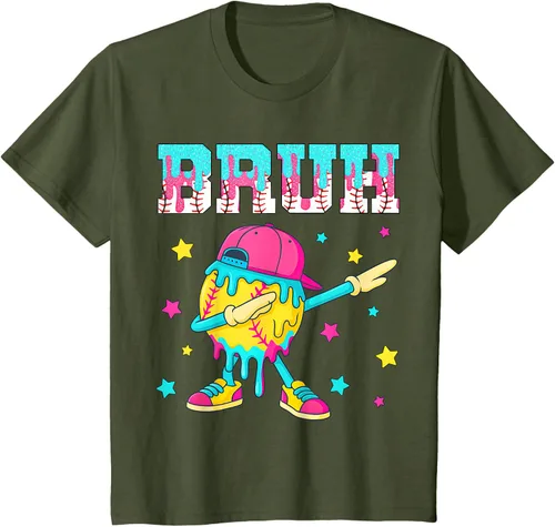Vista 10 de Baseball Life Style 101 Apparel Youth Drip Baseball Boys Kid Camiseta
