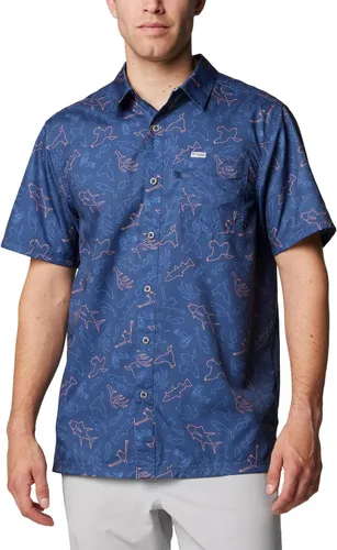 Vista 89 de Columbia - Camisa Super Slack Tide Camp de manga corta para hombre