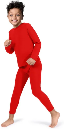 Vista 42 de Rocky Ropa interior térmica para niños, ropa interior larga para niños, capa base para clima frío/esquí