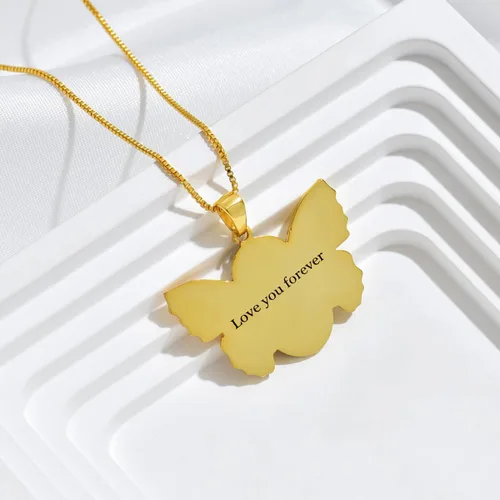 Vista 4 de Collar personalizado con dije de mensaje de escritura a mano, grabado personalizado, collar conmemorativo para mujer, joyería conmemorativa, regalo