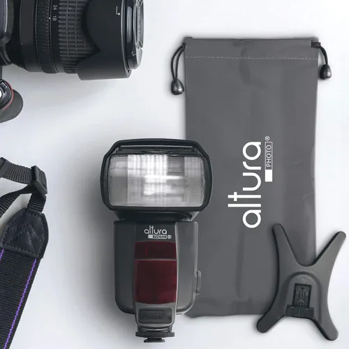 Vista 6 de Altura Photo Camera Flash with LCD Display, Universal Speedlite for DSLR