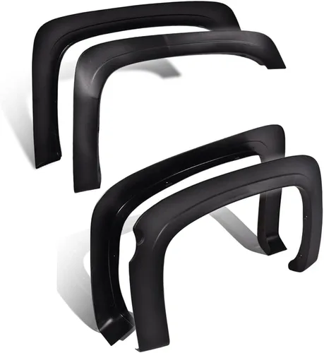 Vista 6 de CHEDA Aletas de parachoques, Compatible con Chevy Silverado 1500/2500HD/3500HD 2007 2008 2009 2010 2011 2012 2013 78.7” / 97.6” de cama larga, 4