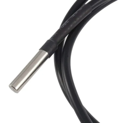 Vista 3 de HiLetgo 5 piezas de sensor de temperatura DS18B20, sonda de temperatura de acero inoxidable, impermeable, paquete de 1 m (paquete de 2)