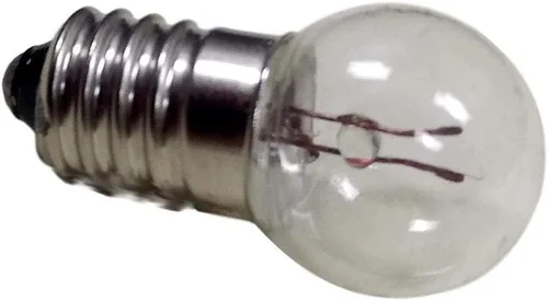 Vista 3 de DC 50pcs E10 1.5V 0.3A Bombilla Blanca Cálida Bombilla Base de Tornillo Miniatura (1.5V)