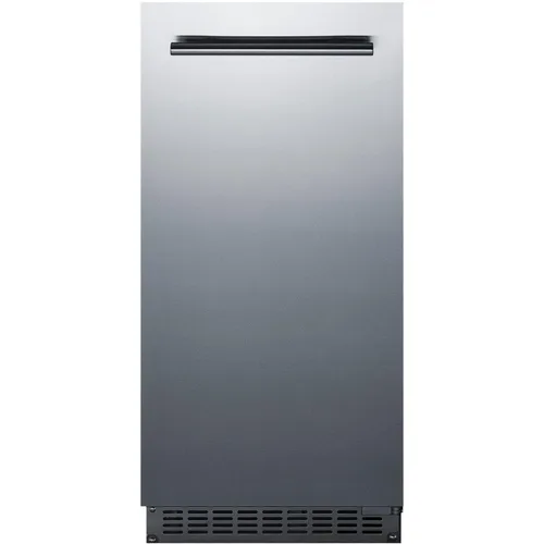 Vista 2 de Summit Appliance BIM68OSPUMP - Máquina de hielo integrada de acero inoxidable de 15 pulgadas y 62 libras