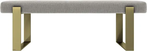 Vista 51 de VANT Banco de cama tapizado, beige Boucle, níquel cepillado Boucle Beige - Níquel cepillado