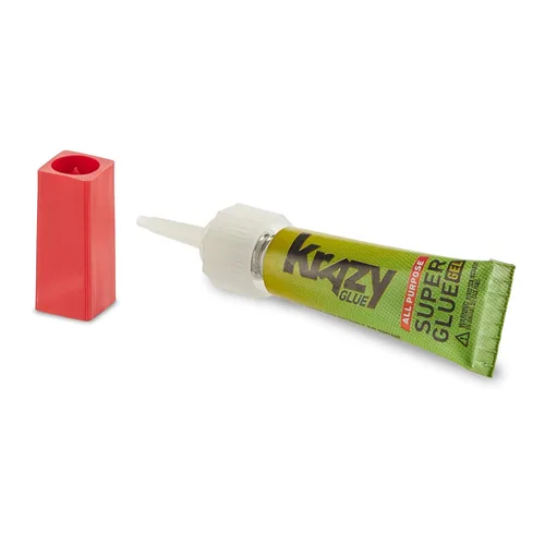 Vista 2 de Krazy Glue Gel de Superpegamento Multiusos con Punta de Precisión, Tubo de 2g, Fórmula de Gel de Secado Rápido Sin Goteo para Reparaciones