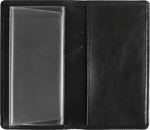 Vista 37 de Sanlykate Funda de libro de cheques de cuero para hombres y mujeres, estuche de libro de cheques con bloqueo RFID con tarjetero y divisor gratuito