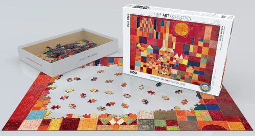 Vista 3 de EuroGraphics Paul Klee Castillo y Sol Puzzle (1000 piezas) (6000-0836)