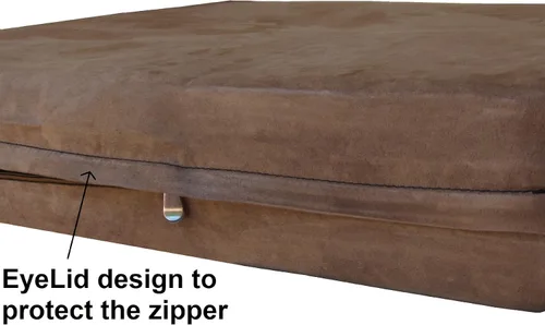Vista 6 de Cama ortopédica para perros Dogbed4less, espuma viscoelástica de gel infundido térmico, para mascotas pequeñas, medianas y grandes, forro