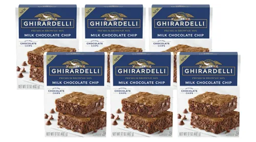 Vista 14 de Ghirardelli Brownie & Cookie Mix - Mezcla de galletas con chispas de chocolate oscuro (16.75 onzas) y mezcla de brownie de caramelo salado