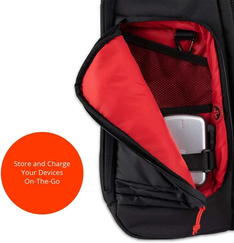 Vista 4 de Voltaic Systems OffGrid - Cargador solar para mochila con batería V50, 10 W, alimenta teléfonos, tabletas, dispositivos USB y más