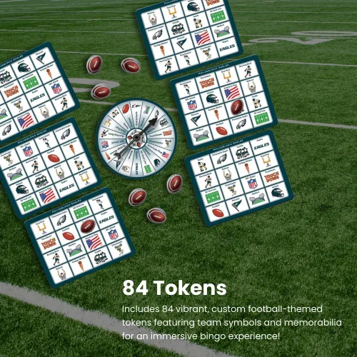 Vista 3 de MasterPieces Juegos para niños - Juego de bingo de San Francisco 49ers de la NFL