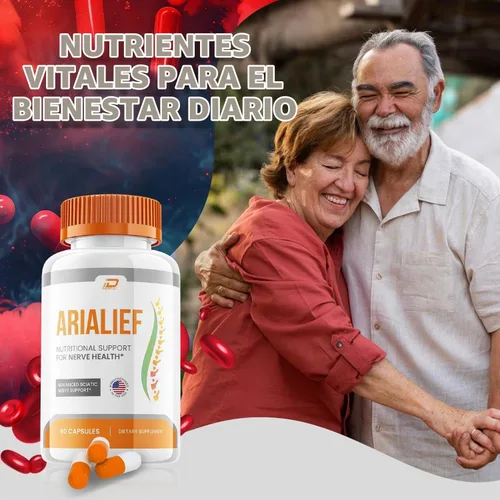 Vista 5 de Cápsulas Arialief, suplemento avanzado Arialief, fórmula totalmente natural para mantener niveles saludables, fórmula diaria de máxima fuerza