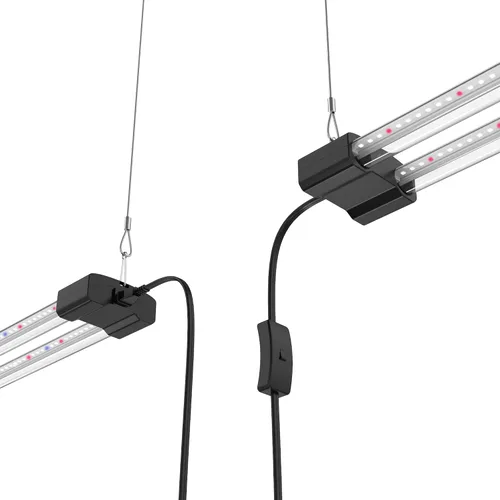 Vista 4 de DYMOND BoostGro Luz LED de Cultivo Iniciador de Semillas de Espectro Completo Enlazable 5000K Luz Diurna + 660nm Rojo + 450nm Azul Accesorio