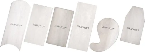 Vista 3 de Shop Fox D3294 - Juego de raspadores, 6 piezas, color blanco