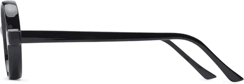 Vista 3 de Readers Readers.com Gafas de lectura: The Harry, Plastic Round Style para Hombre y Mujer - Negro, 2.25