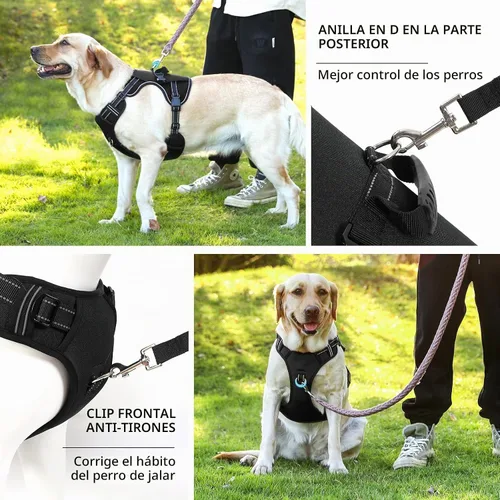 Vista 5 de NOYAL - Arnés de elevación para perros, soporte de cuerpo completo, razas M Negro-1