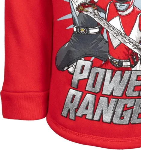 Vista 7 de Power Rangers Sudadera con capucha de media cremallera para niños pequeños a grandes