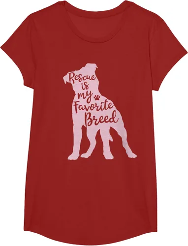 Vista 81 de Pitbull Rescue Is my Favorite Breed Dog Pit Bull Mama - Camiseta, Negro, S