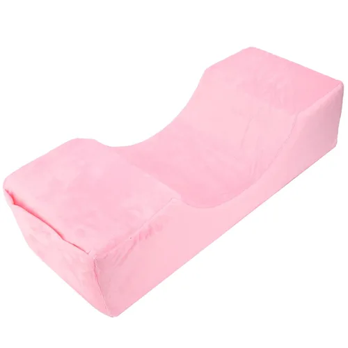 Vista 4 de Yinhing Almohada para reposacabezas con soporte para el cuello, almohada de extensión de pestañas en forma de U, esponja para arte de uñas, cojín