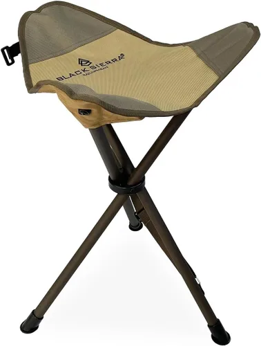 Vista 9 de Black Sierra Taburete de caza plegable, asiento portátil ligero, 225 libras Axs Ranger Camo