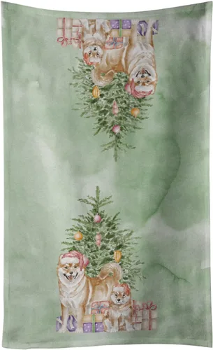 Vista 8 de Caroline's Treasures Toalla de cocina Christmas English Bulldog #2, 15 X 28, multicolor