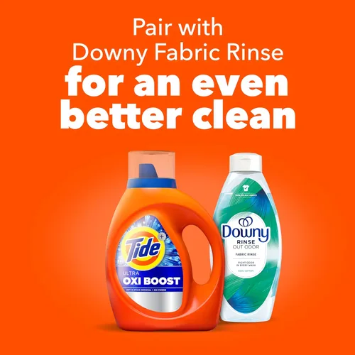 Vista 9 de Tide Ultra Oxi Boost - Detergente líquido para ropa con potencia extra de Oxi, 132 onzas líquidas, 94 cargas, removedor avanzado de manchas