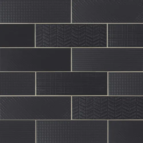 Vista 7 de MSI Urbano Crema 3D Mix - Azulejos de metro de cerámica brillante de 4 x 12 pulgadas para baño, cocina y pared decorativa