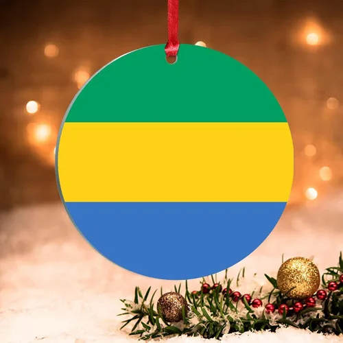 Vista 17 de Adornos de bandera de República Dominicana para árbol de Navidad, bandera nacional de República Dominicana, decoración de árbol de Navidad, recuerdo