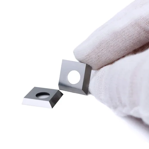 Vista 5 de Cuchillo de inserción de carburo indexable de 0.563 x 0.563 x 0.079 in-50 ° de repuesto de 2 bordes para Cutech Tool Rikon Carbatec y la mayoría