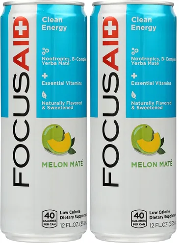 Vista 13 de FOCUSAID Energy Blend Bebida nootrópicos para combustible cerebral Alpha-GPC, GABA, complejo B, yerba mate, té verde 100% limpio 100 mg