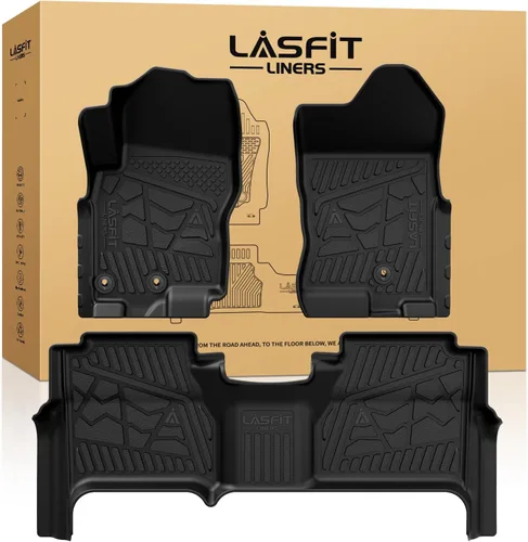 Vista 19 de LASFIT Alfombrillas de suelo y tapete de carga para Kia K4 2026 2025 para todo tipo de clima, TPE ajuste personalizado, juego completo