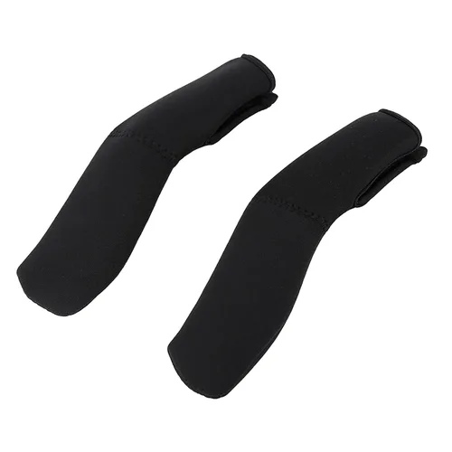 Vista 9 de Paquete de 2 fundas protectoras para manijas de cochecito, funda protectora para reposabrazos con cremallera extraíble, ajuste universal, funda